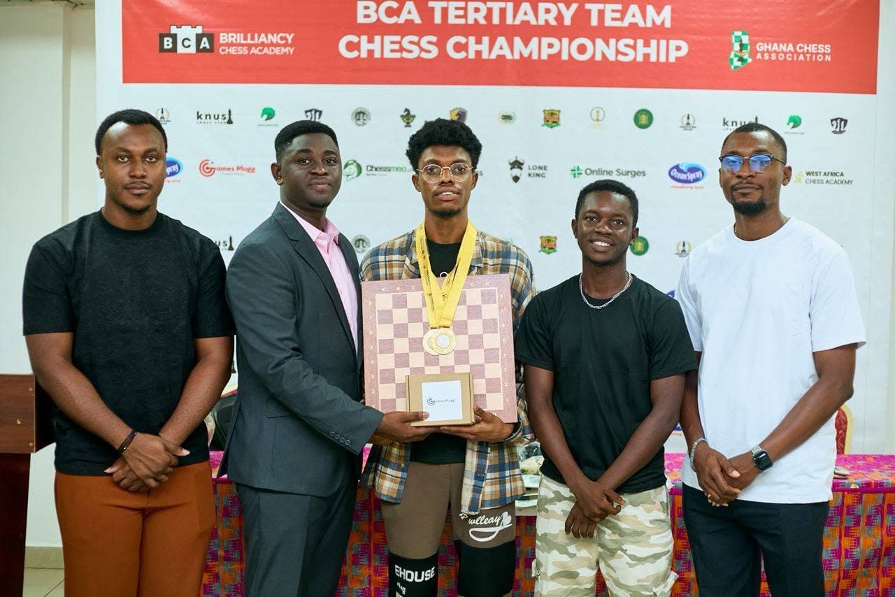 ANU Chess Team Claims 2nd Place Nationally as Bright Ayenor Named Tournament's Best Player